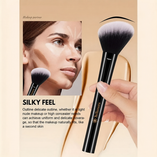 9 Makeup Brushes & Beauty Sponge Set — Face & Eye Brushes