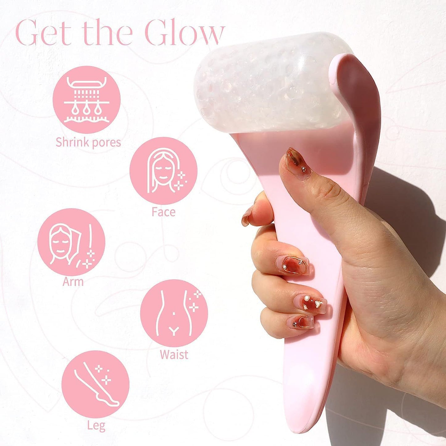 Facial Ice Roller — Cooling Skincare Tool for Face & Eyes